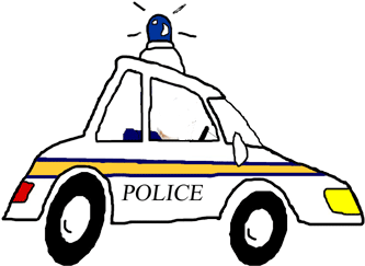 District Police Office - Police Car Animated Gif (360x360)