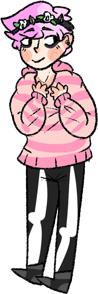 Pastel Goth Boy By Bakeddoge - Pastel Goth Boy By Bakeddoge (424x978)