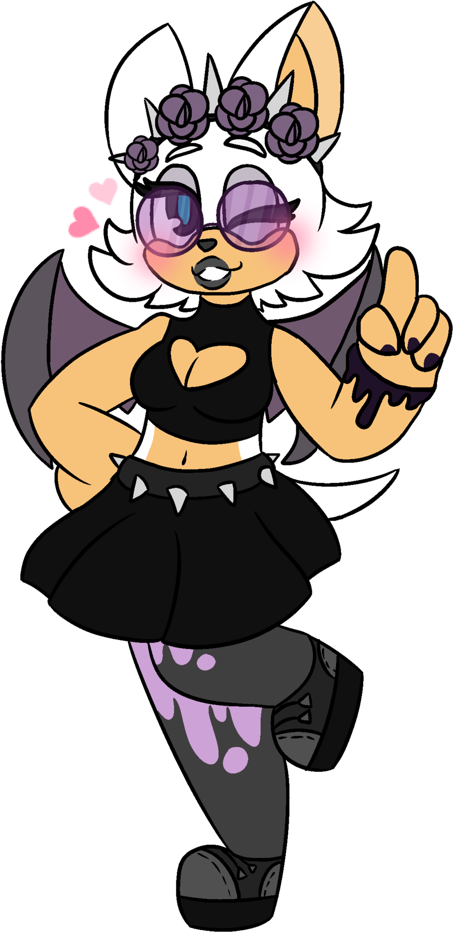 Pastel Goth Rouge By Ninja-inu - Cartoon (1024x1953)