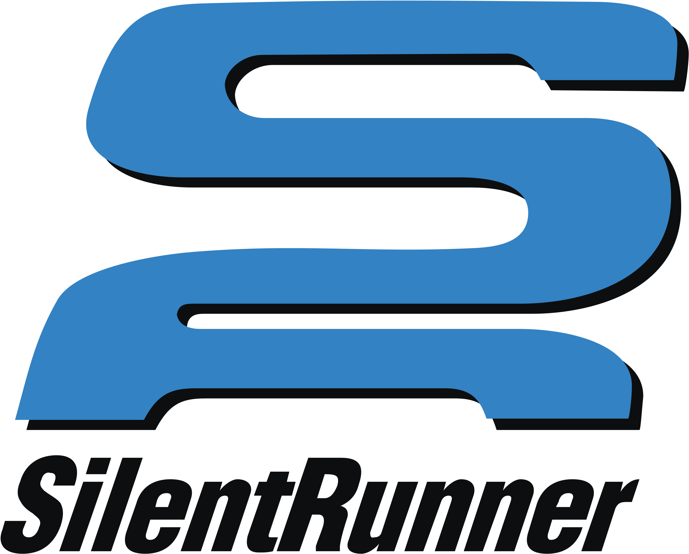 Silentrunner Logo Black And White - Henri Julien Bethune (2400x2400)