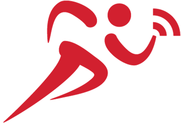 Fitad Wireless Runner Logo Mark - Fitad Wireless Runner Logo Mark (593x425)