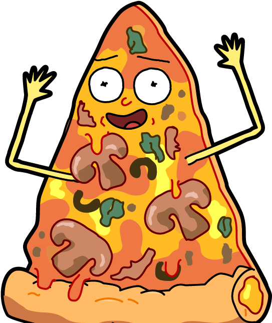 Rick And Morty Clipart File - Pocket Mortys Pizza Morty (562x650)