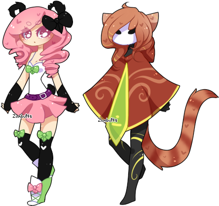 Pastel Goth - Cartoon (462x422)