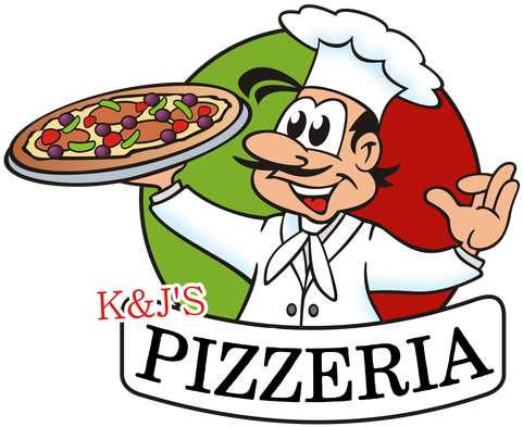 K&j's Pizzeria - Cartoon Pizza (500x417)