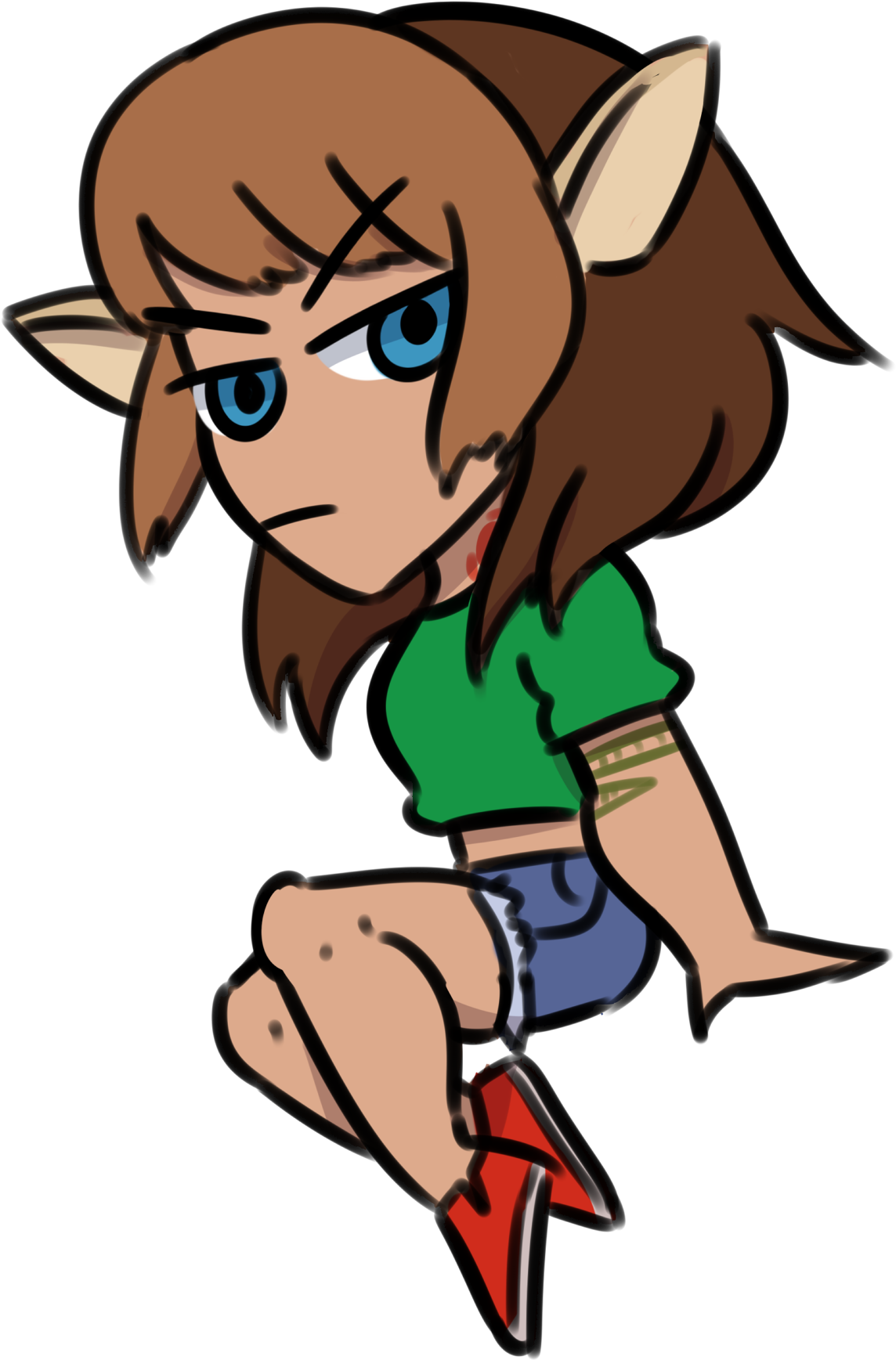 Made Some Chibis Of The Demo Crew For Something Coming - Cartoon (1200x1800)