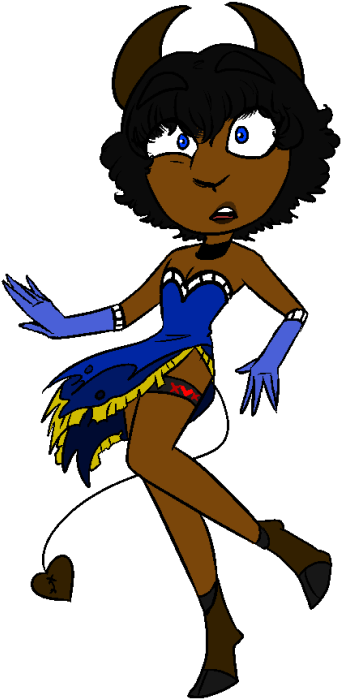 Ruby, In Her Demon Disguise - Cartoon (407x750)