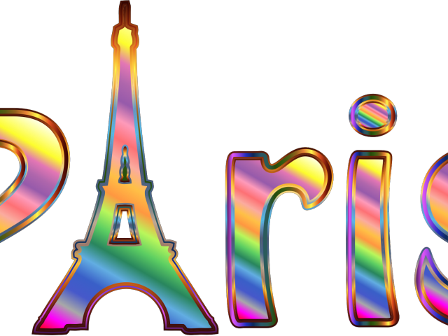 Paris Clipart Paris Background - Set 2 Parisian Themed 3" Sew On Patches Paris Eiffel (640x480)