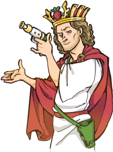 King Tramennis Fanart By Celebrenithil - Cartoon (441x535)