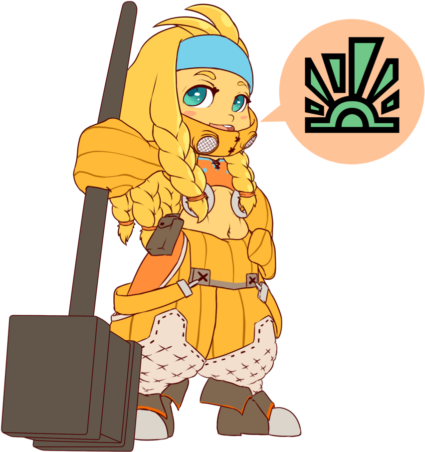 Monster Hunter 4 Monster Hunter - Mh4u Little Miss Forge (900x1011)