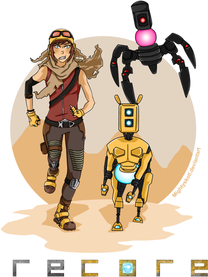 Fanart By Deviant Artist Mightyskoll - Recore (786x1017)