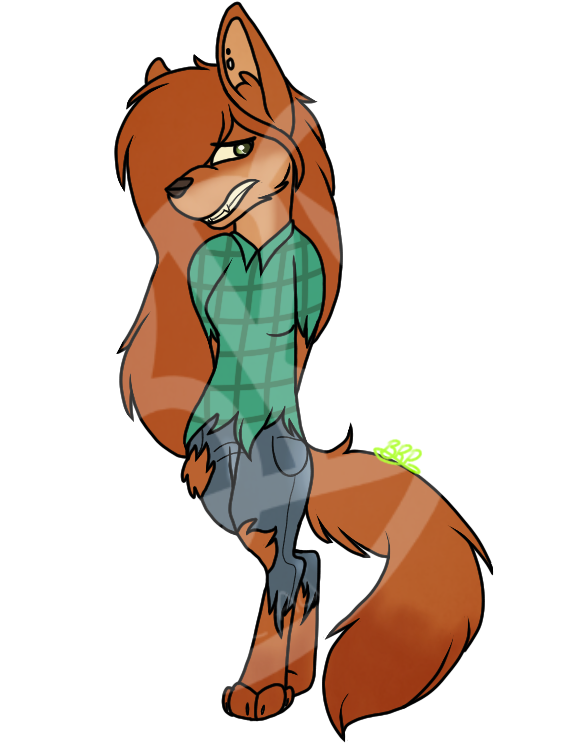 Wendy Wolf Monster Falls Fan Art Digitalized By Jacobdawz - Monster Falls Fan Art (600x800)