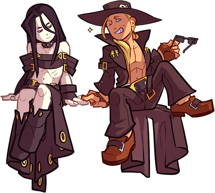 Guilty Gear Xrd Fan Art Sol Badguy Artist - Guilty Gear Testament X Johnny (694x624)