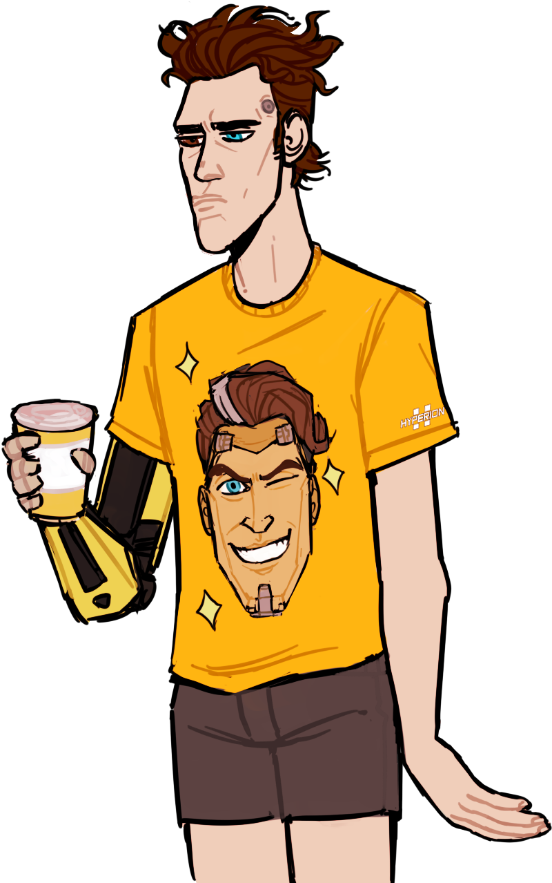 The Borderlands Fan Art Thread - Cartoon (887x1315)