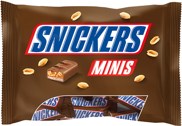 Snickers Mini - Snickers Mini Chocolate Bag 150g (634x448)