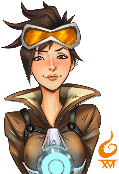 Ow Tracer Fanart By Holyengine - Fan Art (600x600)
