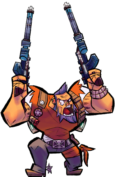 Salvador By Projectendo - Salvador Borderlands 2 Fan Art (500x600)