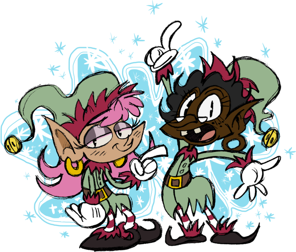 From Eeyorb Rivals To Lesbian Elves By Eeyorbstudios - Cartoon (970x824)