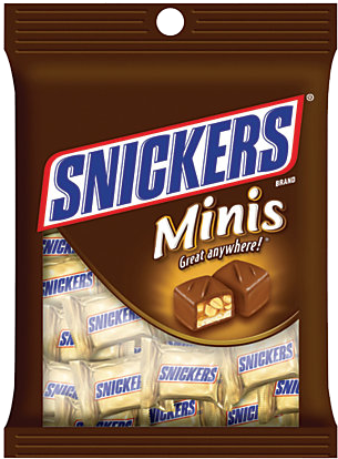 Snickers Minis Candy Bars - Snickers - 6 To Go Full Size Candy Bars - 6 Bars Each (500x500)