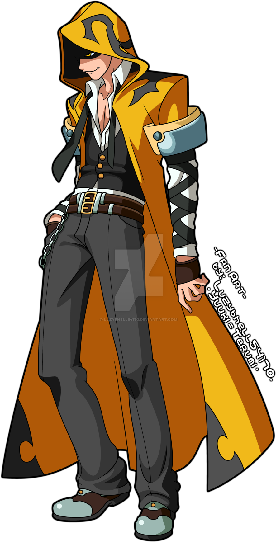 Yuuki Terumi By Luzybhell54170 - Hazama Sprite (900x1754)