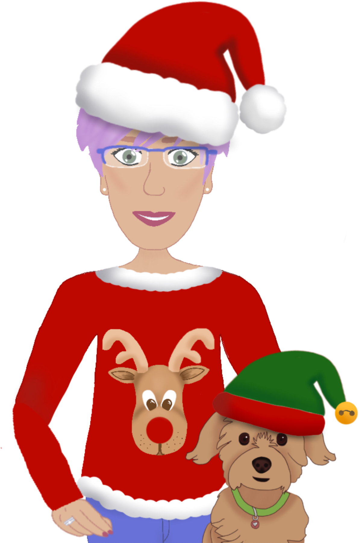 Christmas Knit & Crochet Workshop - Cartoon (1920x1920)