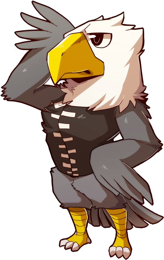 Apollo By Rabbity - Eagle Chibi (1000x1000)