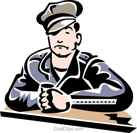 Man Sitting At Counter Royalty Free Vector Clip Art - Thug (480x466)