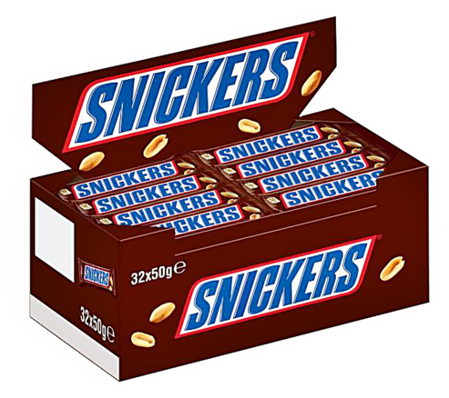 Snickers Schoko Riegel 32 Stk - Snickers (500x448)