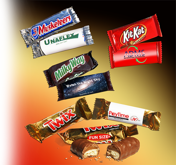 Custom-wrapped Snacksize Bars - Hershey's Milk Chocolate Snack Size Candy (598x559)