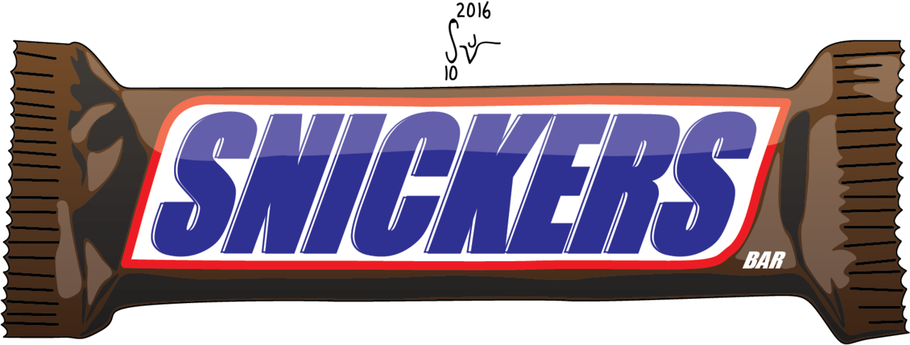 Snickers Candy Bar Packaging Recreation By Sjvernon - Snickers Packaging (1280x485)