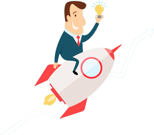 Web Development Digital Marketing Business Startup - Man Flat Png (600x567)