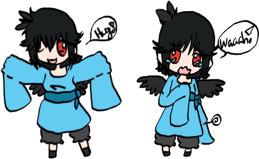 Sad Chibi By Bird Of A Feather - Cartoon (900x610)