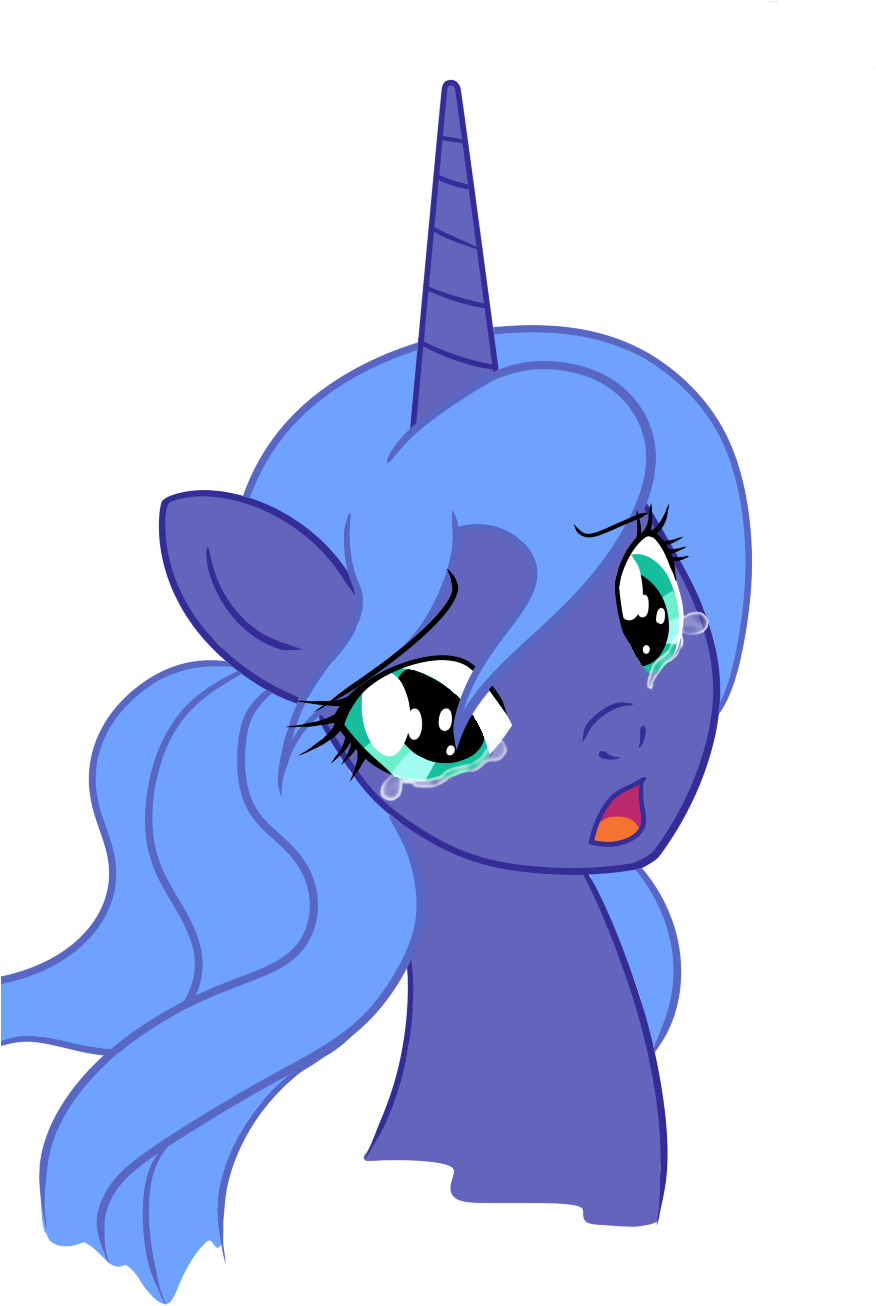 917038 Safe Solo Princess Luna Crying T - Lullaby (888x1323)