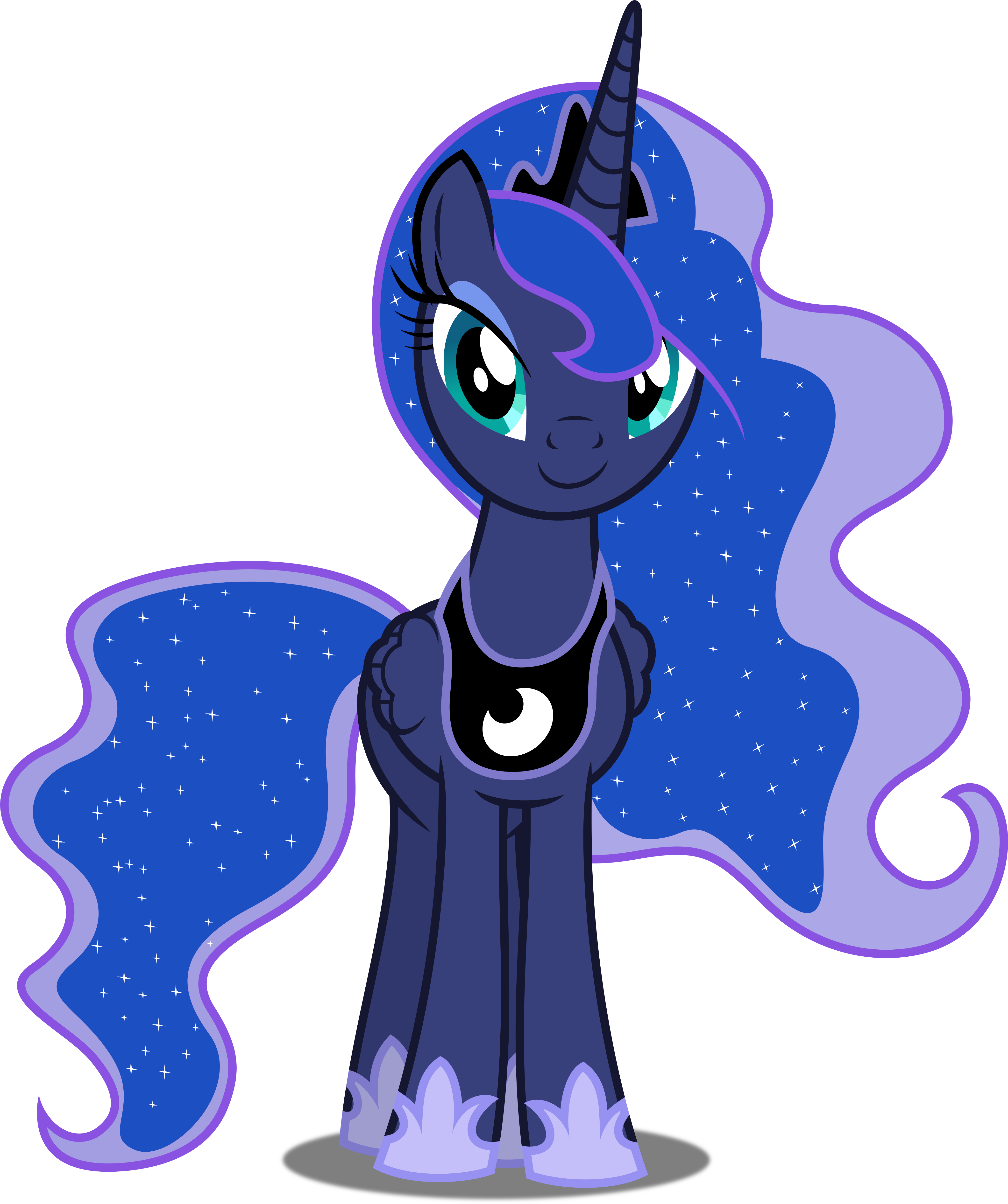 Vector - My Little Pony Princess Luna (4173x5000)