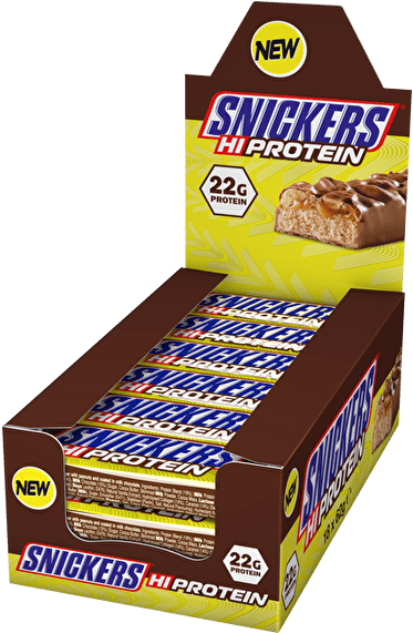 Snickers Hi-protein Bars - Snickers Protein Bar 18 Bars Chocolate Caramel Peanut (570x570)
