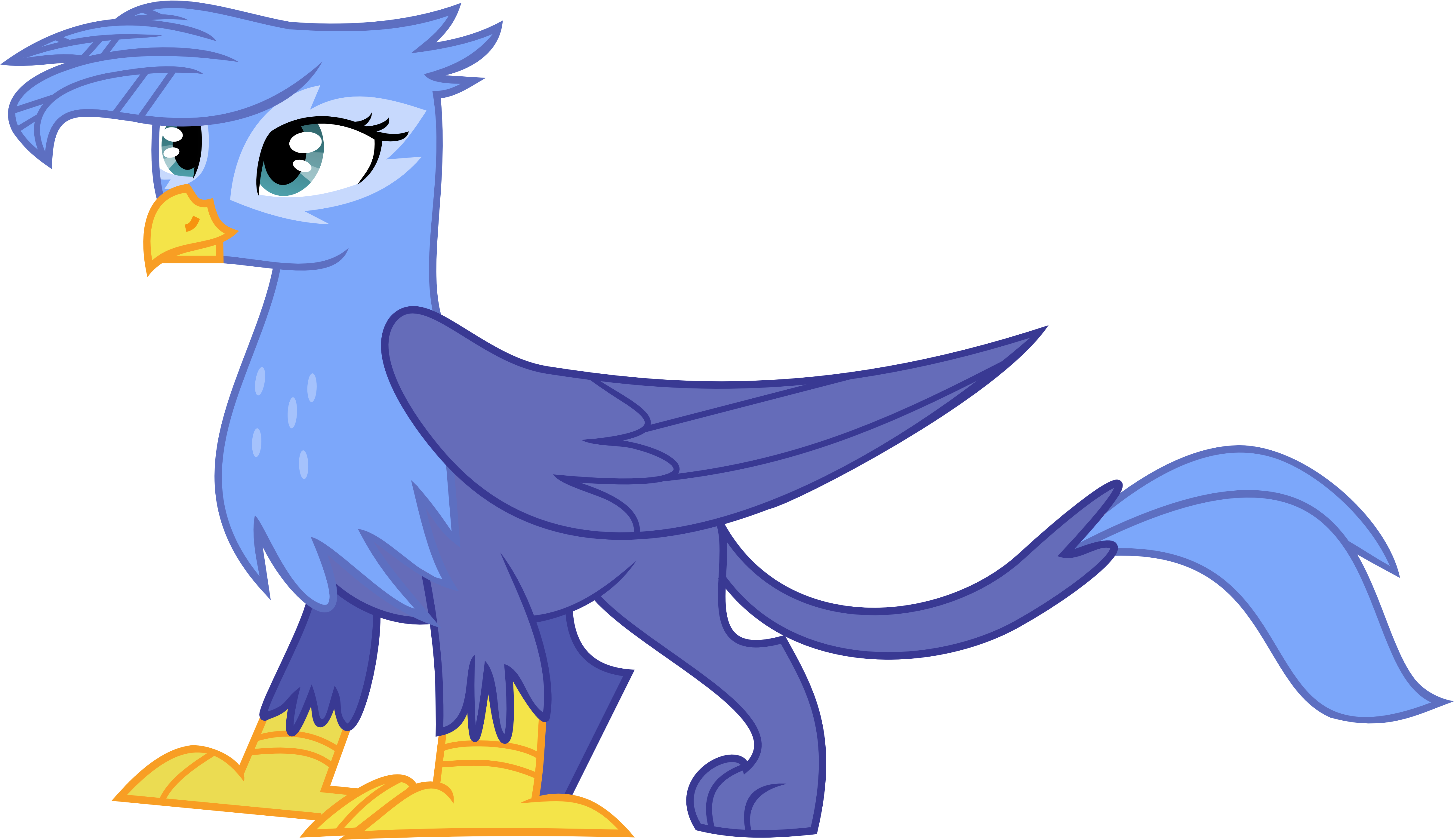 Pinkie Pie Princess Luna Art Griffin Chibi - Princess Luna As A Griffin (5000x2861)
