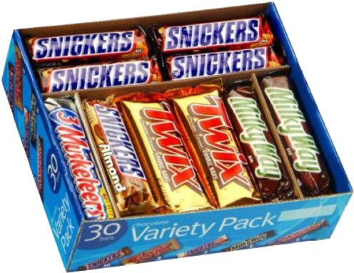 Mixed Chocolate Variety 30 Count - Rakhi With Mars Chocolate Variety Pack - 30 Counts (500x500)