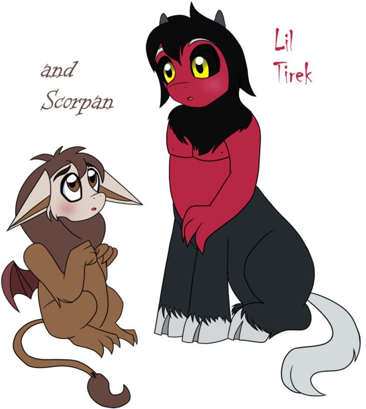 Kiddies Tirek And Scorpan - Mlp Tirek And Scorpan (876x913)