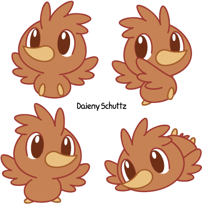 Other Bird By Daieny - Cartoon (500x500)