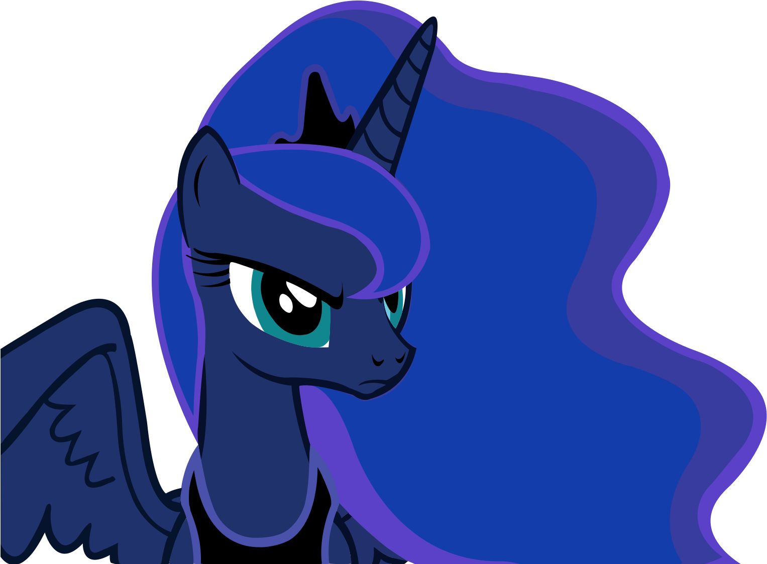 The - Mlp Princess Luna Face (1536x1122)