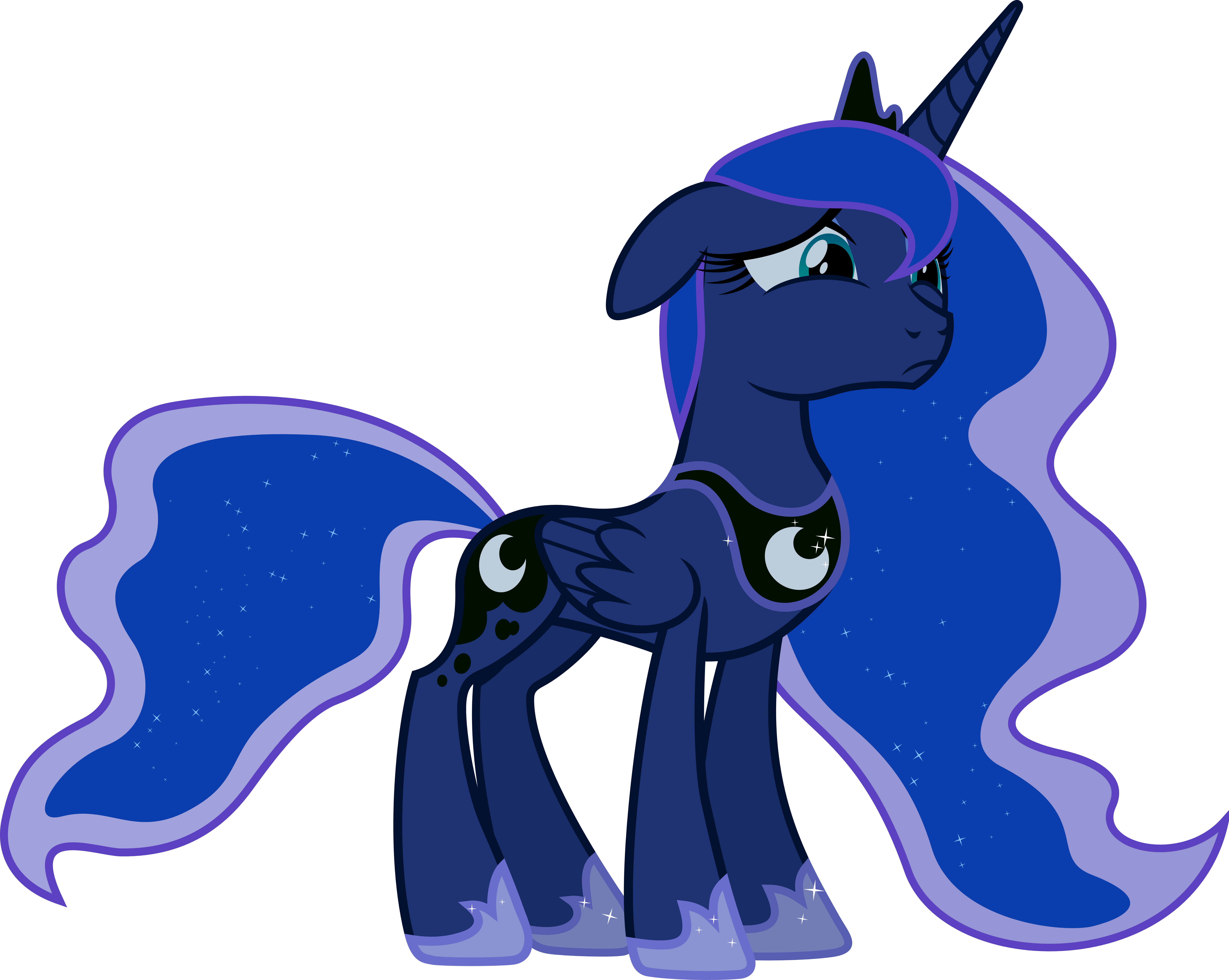 Princess Luna Princess Celestia Twilight Sparkle Deviantart - My Little Pony Princess Luna Sad (7524x6000)