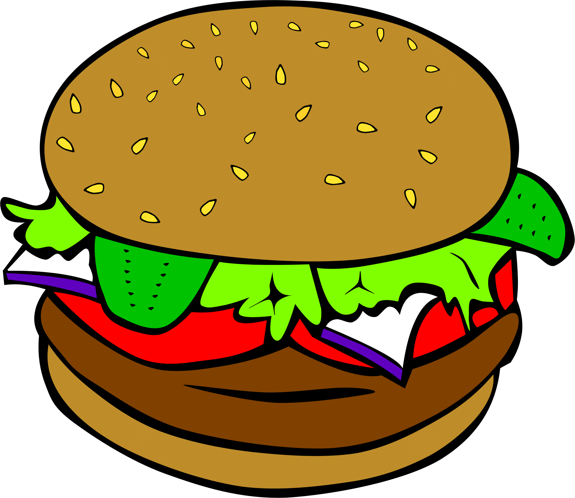 Clipart - Food Clipart (2389x2071)
