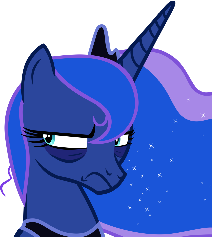 Princess Luna Is Grumpy - Princess Luna Grumpy (844x946)