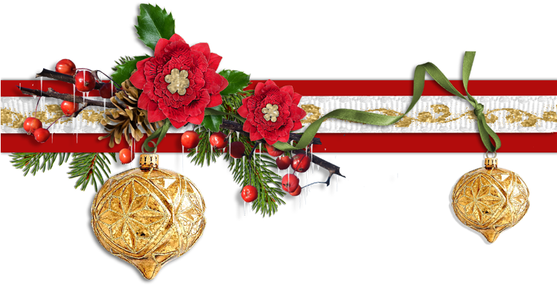 Рождество Bombka Рождественской Елки Бумажный Цветок - Boules De Noel Rouge Et Or (800x441)