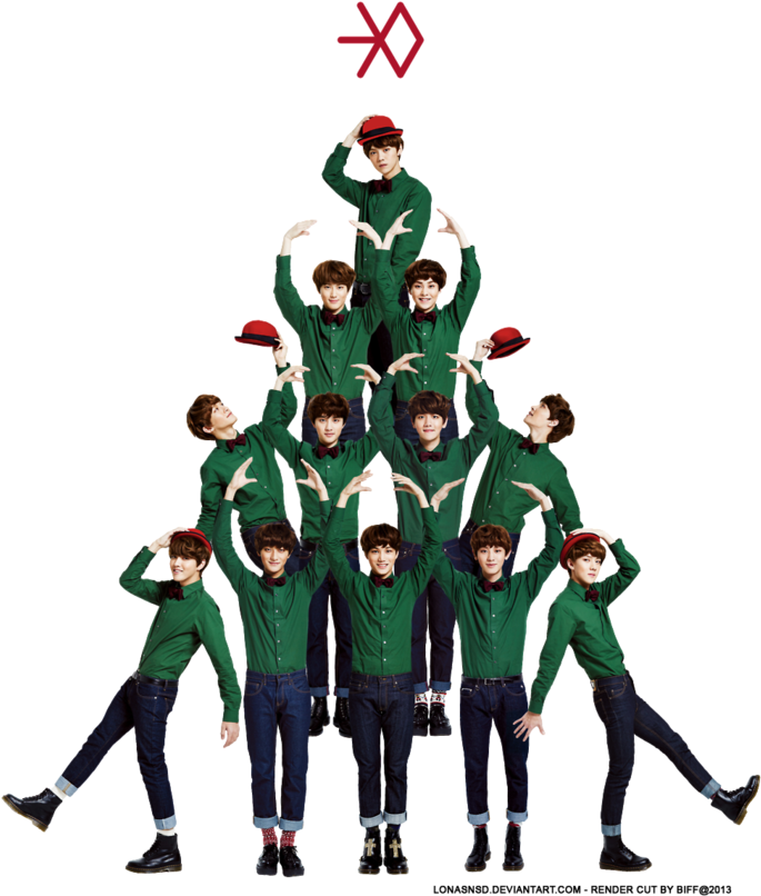 Exo Render Miracle Of December Christmas By Lonasnsd - 12 Miracles In December (900x900)