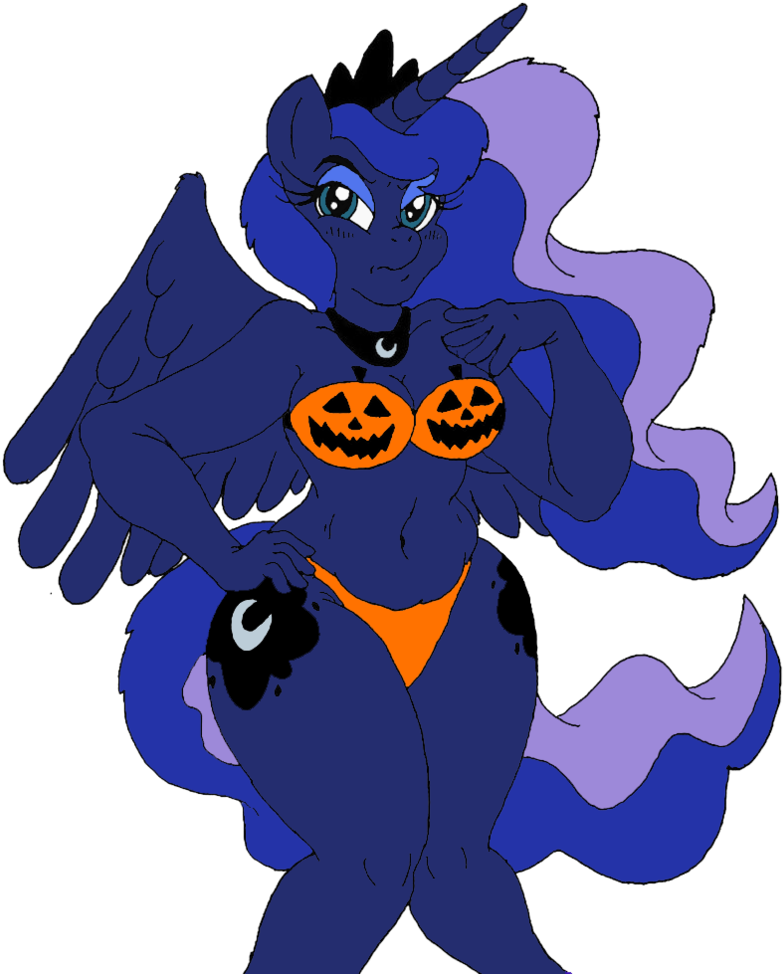 Princess Luna Is Not Amused By Equestianracer - Cartoon (800x988)