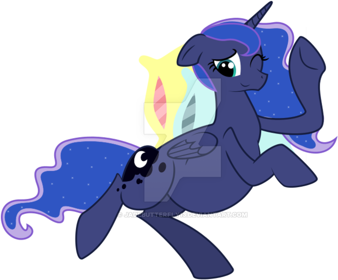 Pregnant Princess Luna By Jadebutterfly13 - Cartoon (800x565)