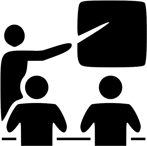 Marketing-training - Training Black And White Clip Art (600x600)