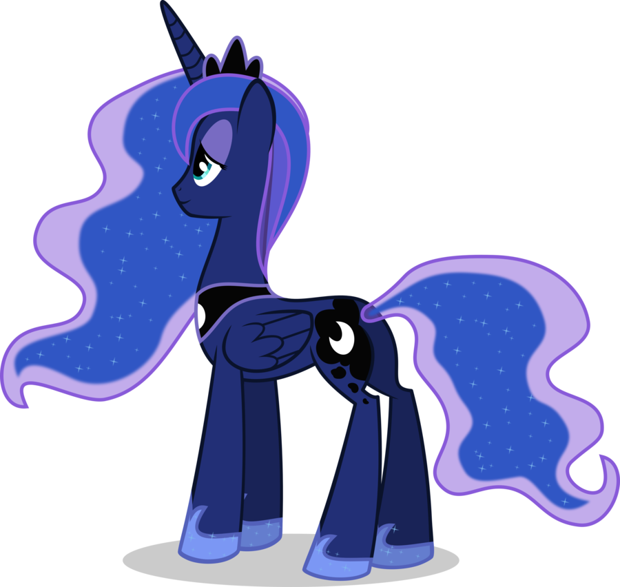 Princess Luna - Mlp Luna Flank (900x852)