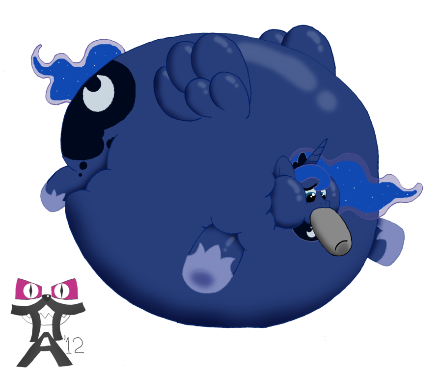 Princess Luna, The Nightmare Night Blimp - Princess Luna (900x777)