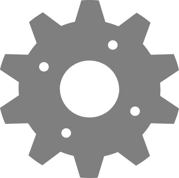 This Free Clip Arts Design Of Gear Grey - Difference Between Cog And Gear (600x598)